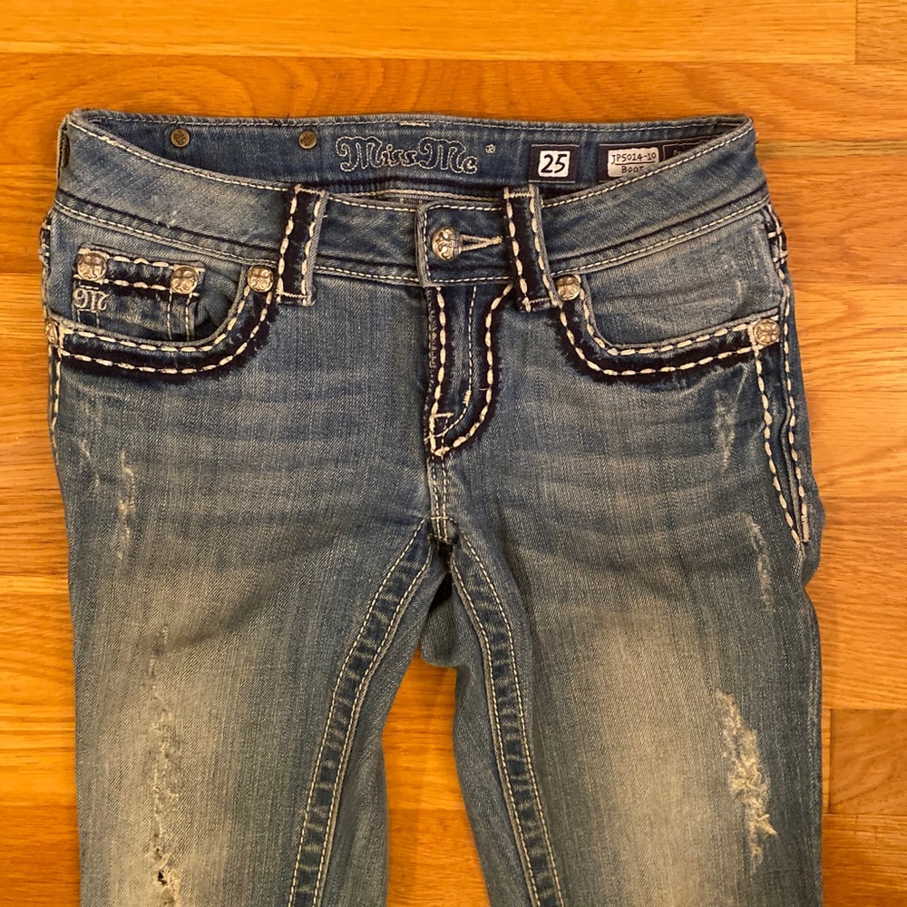 women miss me jeans! light wash size 25